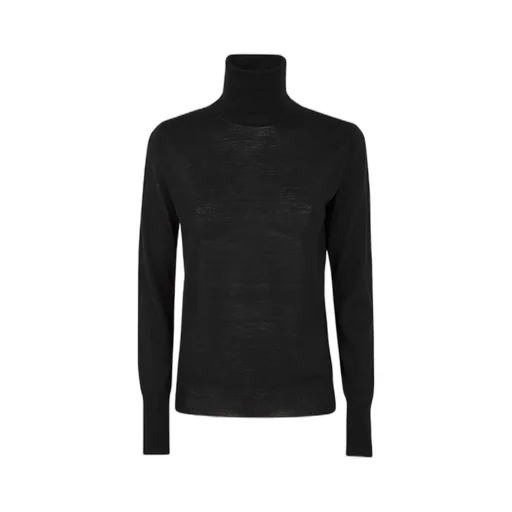 High-Necked Long-Sleeved Sweater
