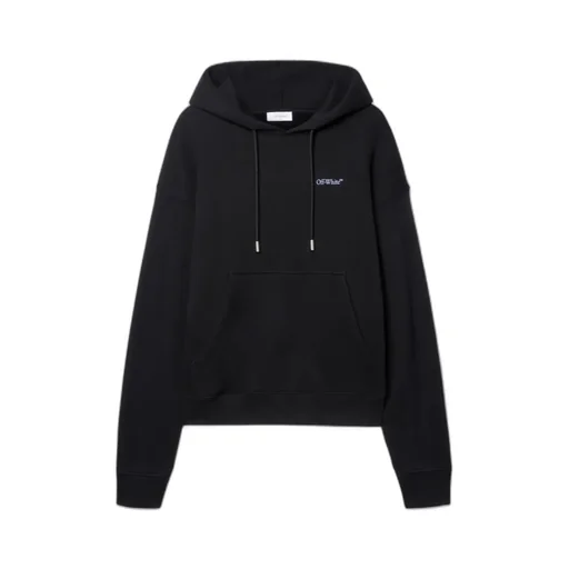 Logo Embroidered Drawstring Hoodie