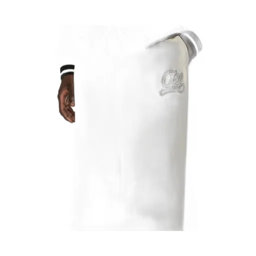 Logo Embroidered Wide Leg Pants