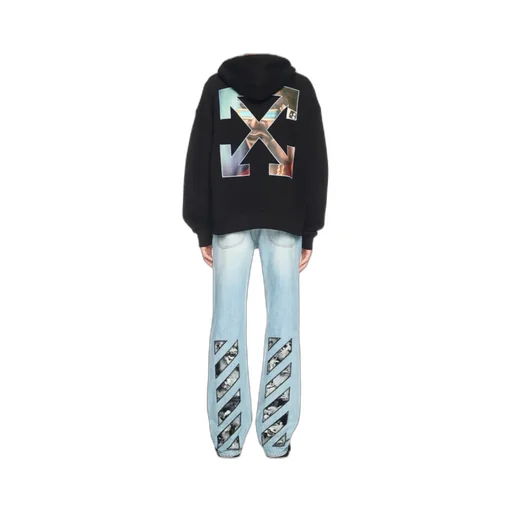 Logo Embroidered Drawstring Hoodie