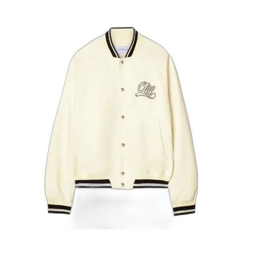 Logo Embroidered Button-Up Jacket