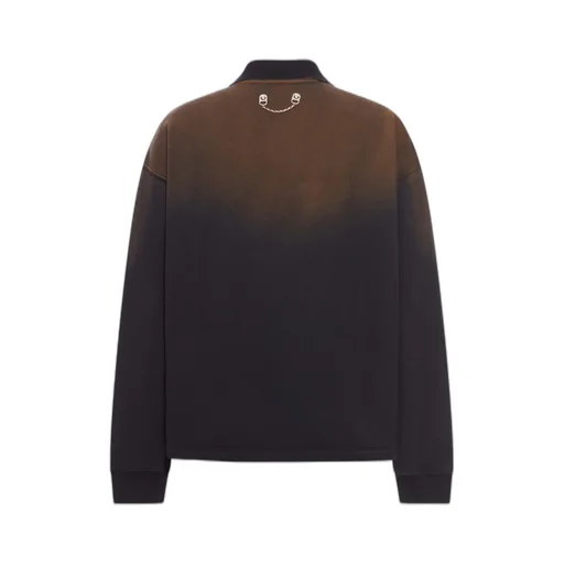 Logo Printed Zip Detailed Sweatshirt