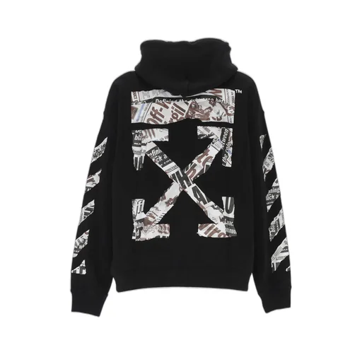 Arrows Printed Drawstring Hoodie