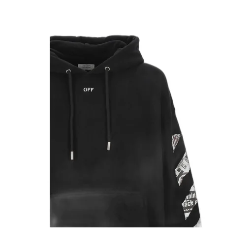 Arrows Printed Drawstring Hoodie