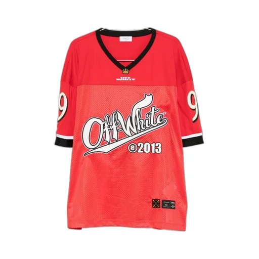 Logo Printed V-Neck T-Shirt