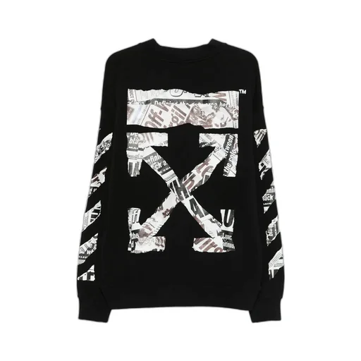 Arrow Printed Crewneck Sweatshirt