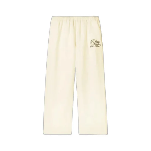 Logo Embroidered Wide Leg Pants