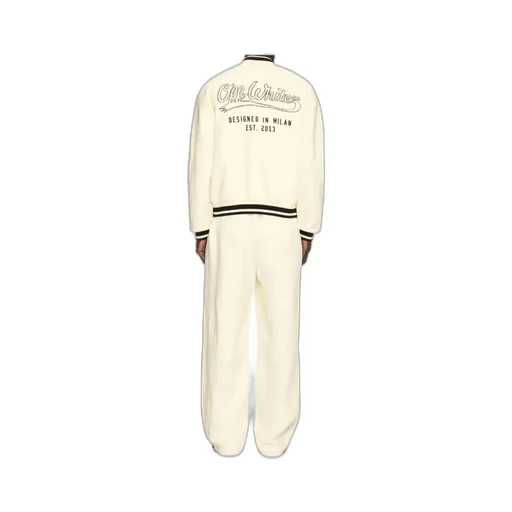 Logo Embroidered Wide Leg Pants