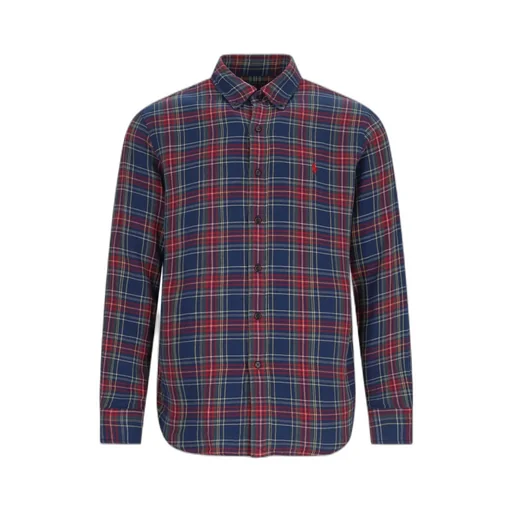 Pony Embroidered Plaid Shirt