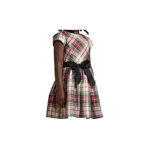 Plaid-Check Twill Dress