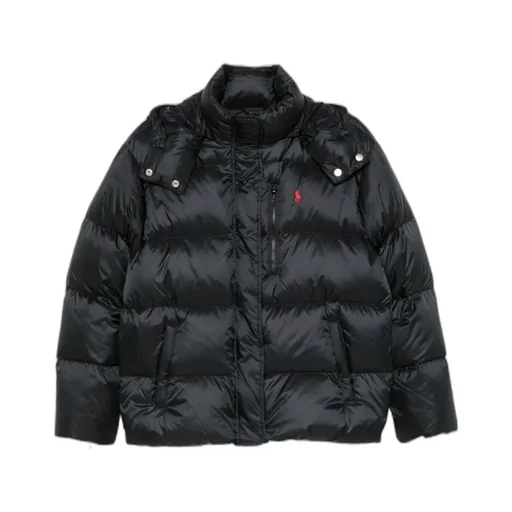 Water-Repellent Quilted Down Jacket