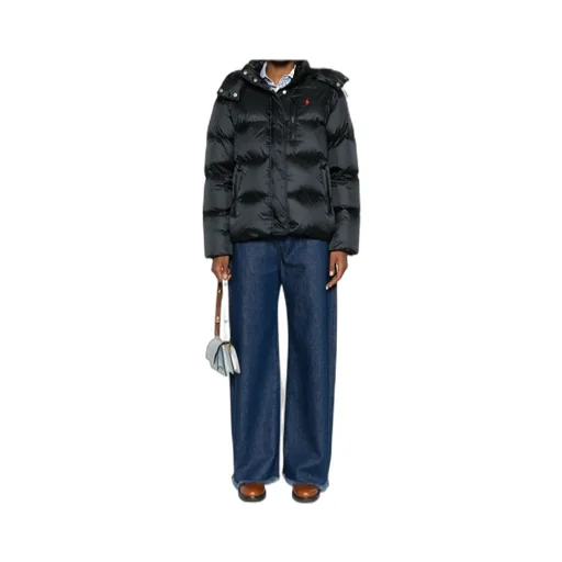 Water-Repellent Quilted Down Jacket