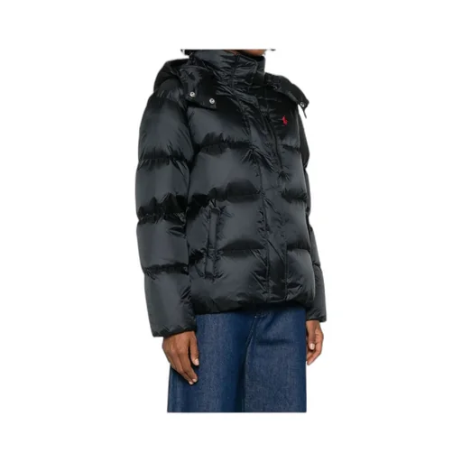 Water-Repellent Quilted Down Jacket
