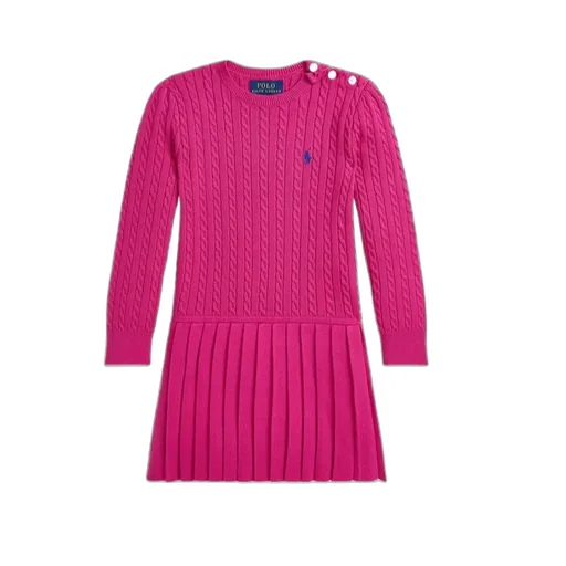 Polo Pony Embroidered Knitted Dress