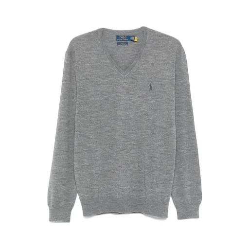 Polo Pony Embroidered V-Neck Jumper