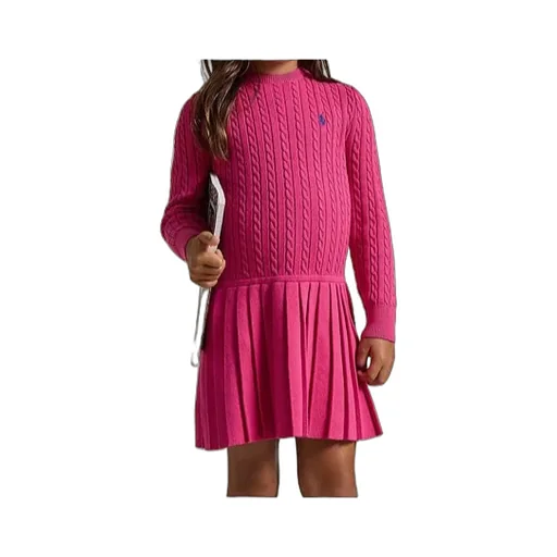 Polo Pony Embroidered Knitted Dress