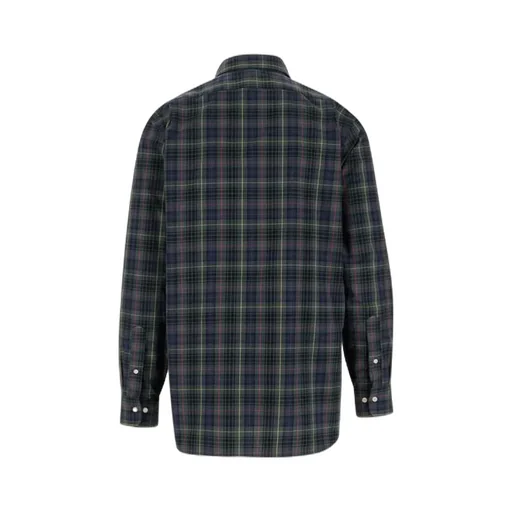 Custom Fit Plaid Poplin Shirt