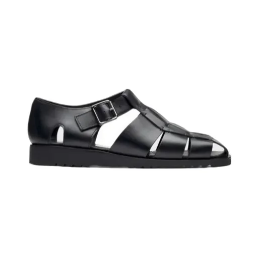 Hollowed-Out Flat Sandals