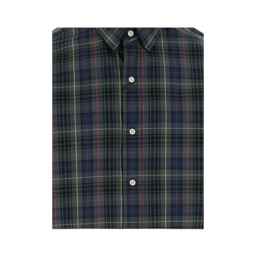 Custom Fit Plaid Poplin Shirt