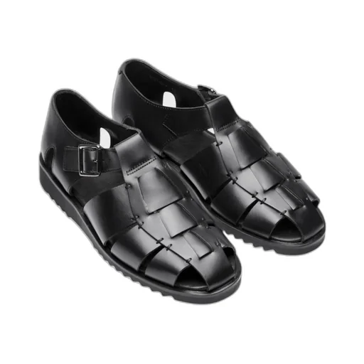 Hollowed-Out Flat Sandals
