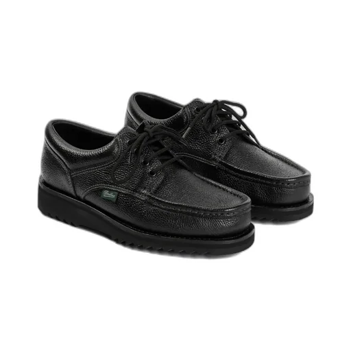 Grained Leather Derby Shoes