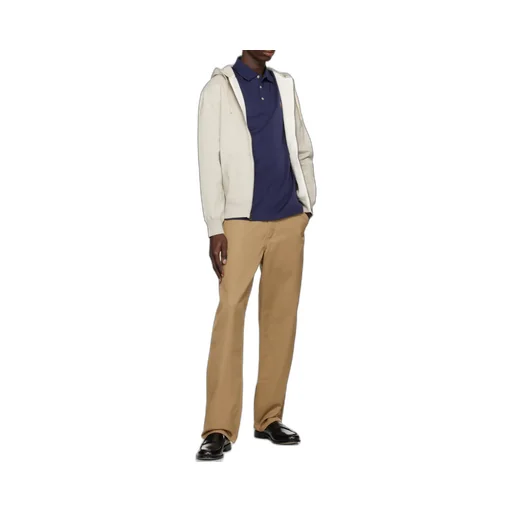 Buckle Short-Sleeved Polo Shirt