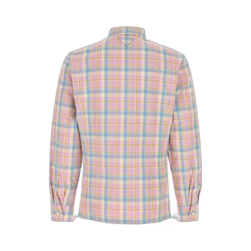 Long-Sleeved Checked Shirt