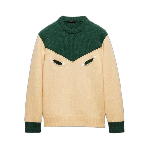 Oversized Shetland Wool Sweater