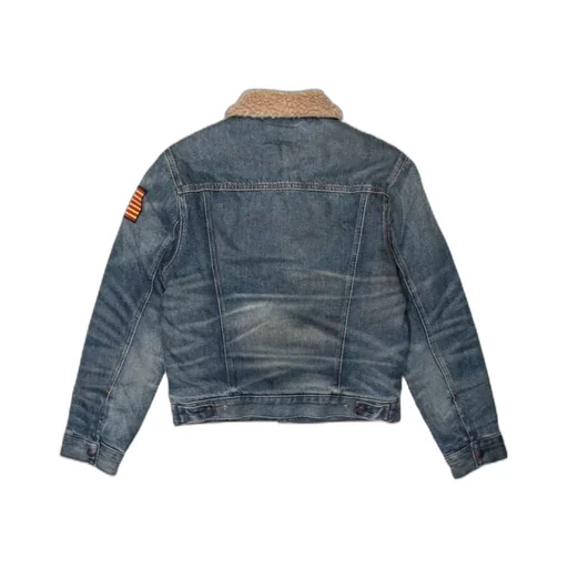 Logo-Appliqué Denim Jacket