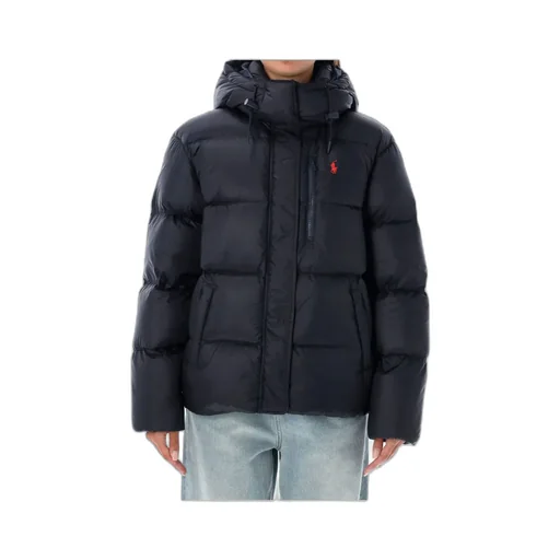 Water-Repellent Quilted Down Jacket