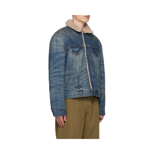 Logo-Appliqué Denim Jacket