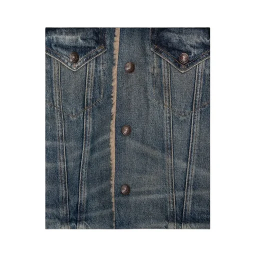 Logo-Appliqué Denim Jacket