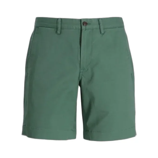 Cotton Blend Straight Fit Chino Short