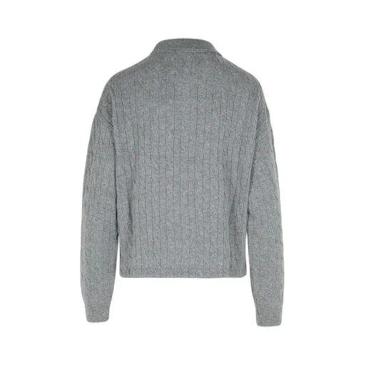 Pony Embroidered Cable-Knit Top