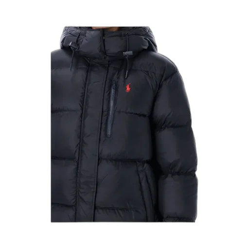 Water-Repellent Quilted Down Jacket