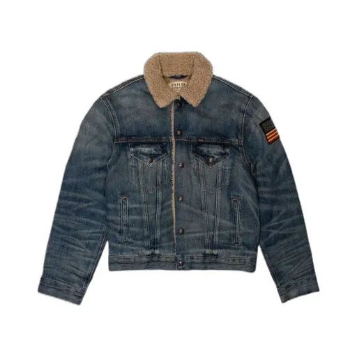 Logo-Appliqué Denim Jacket