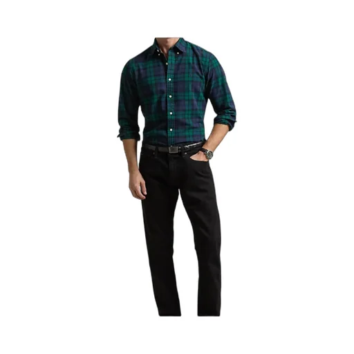 Plaid Brushed Buttoned Oxford Shirt