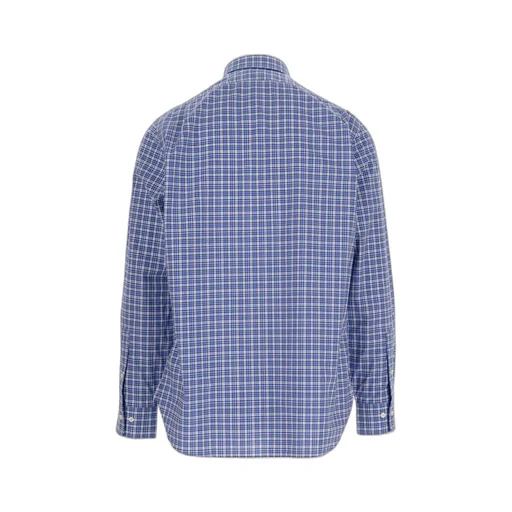 Logo Embroidered Checked Shirt