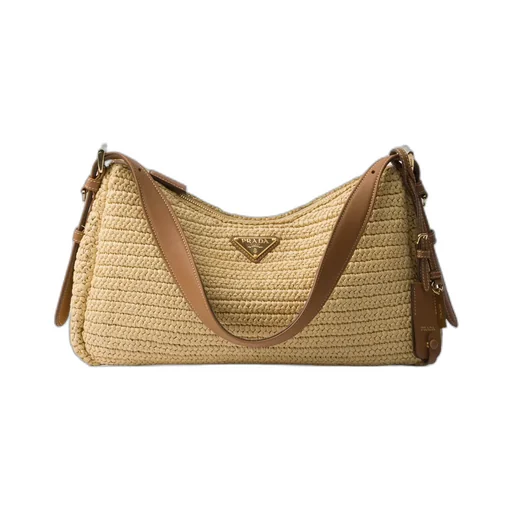 AimÉE Large Crochet And Leather Bag
