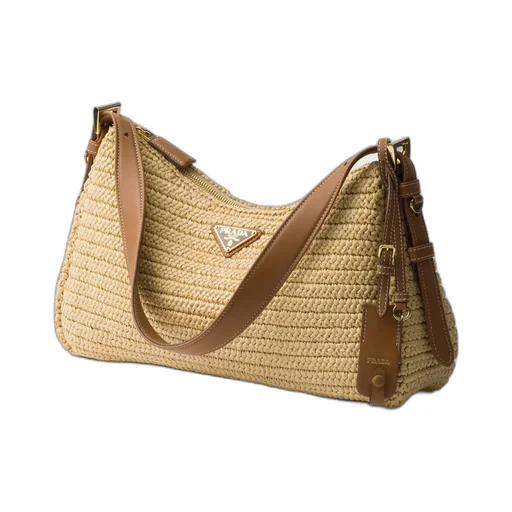 AimÉE Large Crochet And Leather Bag