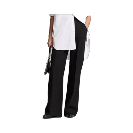 High-Waisted Casual Pants