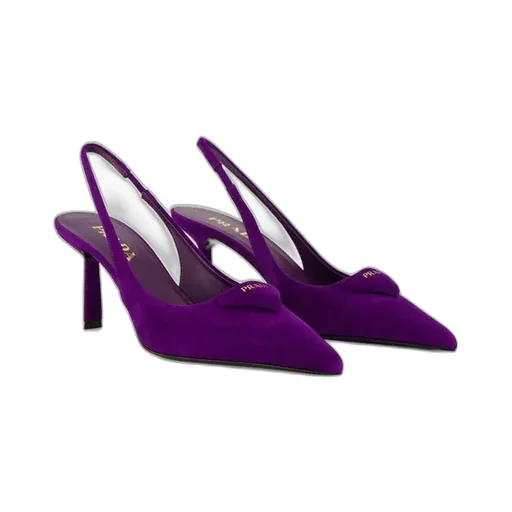 Pointed-Toe Slingback Pumps