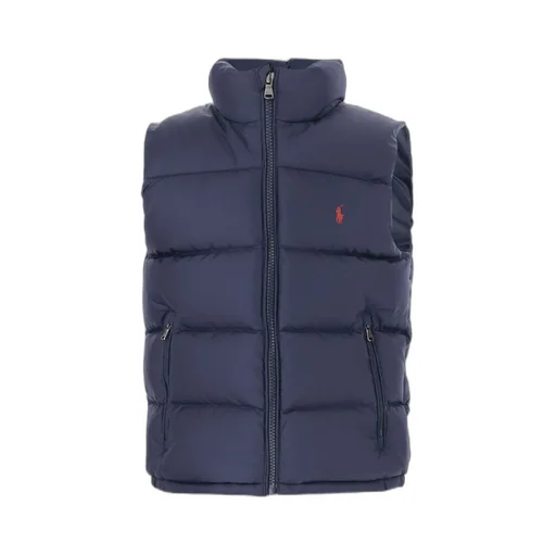 Logo Embroidered Quilted Padded Vest