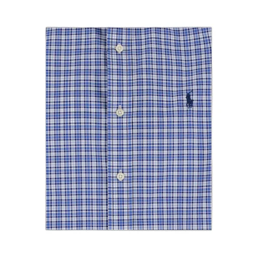 Logo Embroidered Checked Shirt