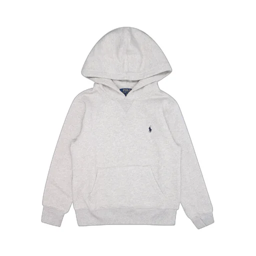 Logo Embroidered Long Sleeved Hoodie