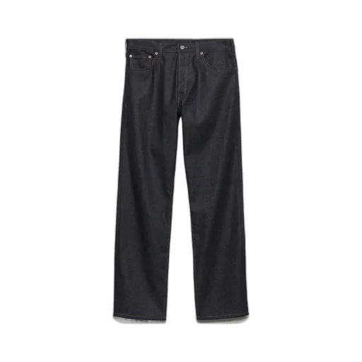 Triangle-Logo Straight-Leg Jeans