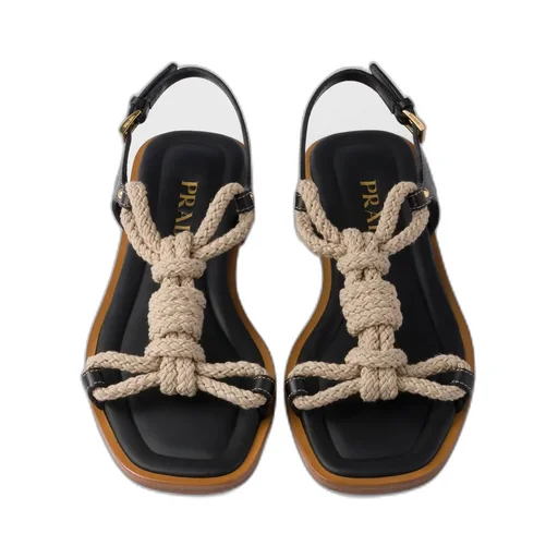 Knotted Detailed Open Toe Sandals
