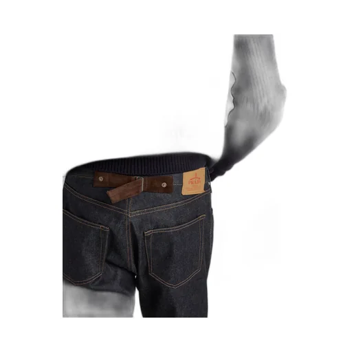 Triangle-Logo Straight-Leg Jeans