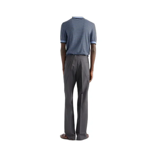 Striped Cotton Polo Shirt