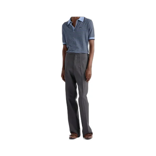Striped Cotton Polo Shirt